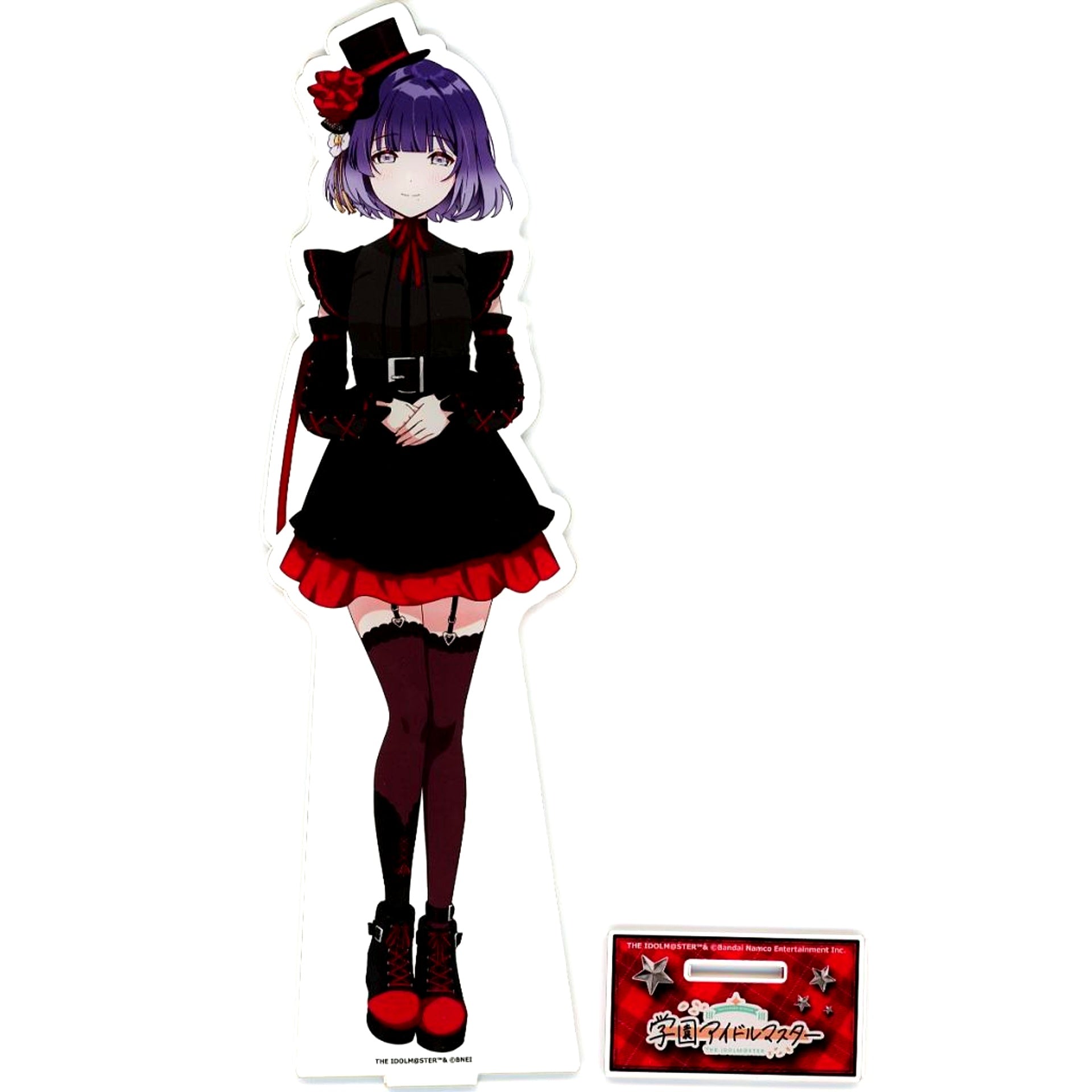 Misuzu Hataya BIG Acrylic Stand Gakuen Idolmaster x Karaoke no Tetsujin [USED]