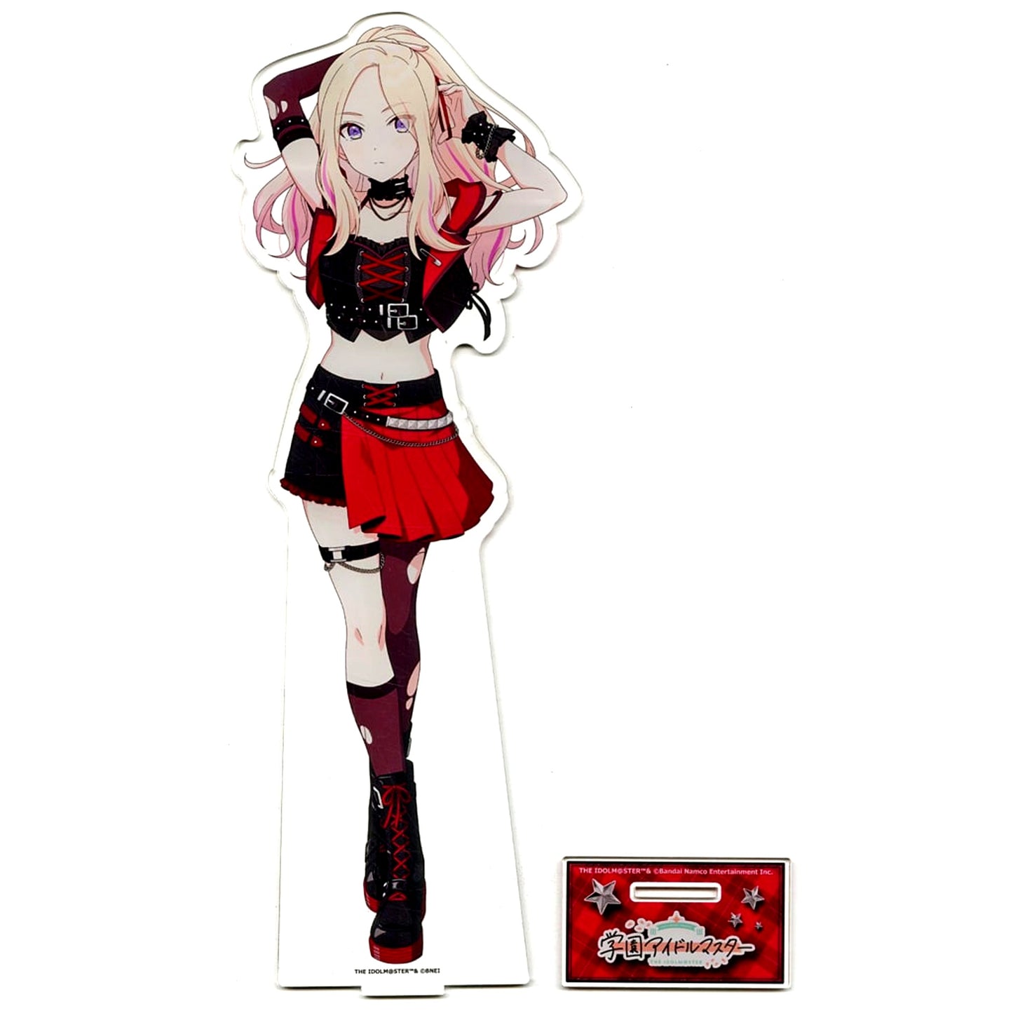 Sena Juo Gakuen Idolmaster BIG Acrylic Stand Karaoke no Tetsujin [USED]