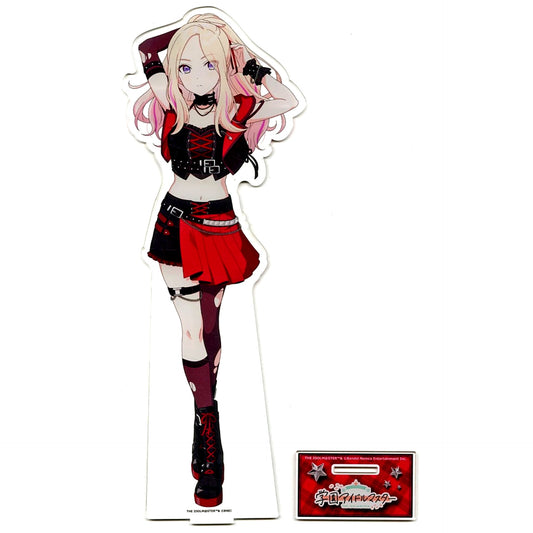 Sena Juo Gakuen Idolmaster BIG Acrylic Stand Karaoke no Tetsujin [USED]