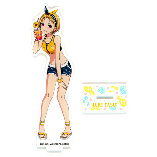 Juri Saijo A-3 Prize Kujibikido Idolmaster Shiny Colors Newtype Online Kuji Houkago Climax Girls Acrylic Stand [USED]