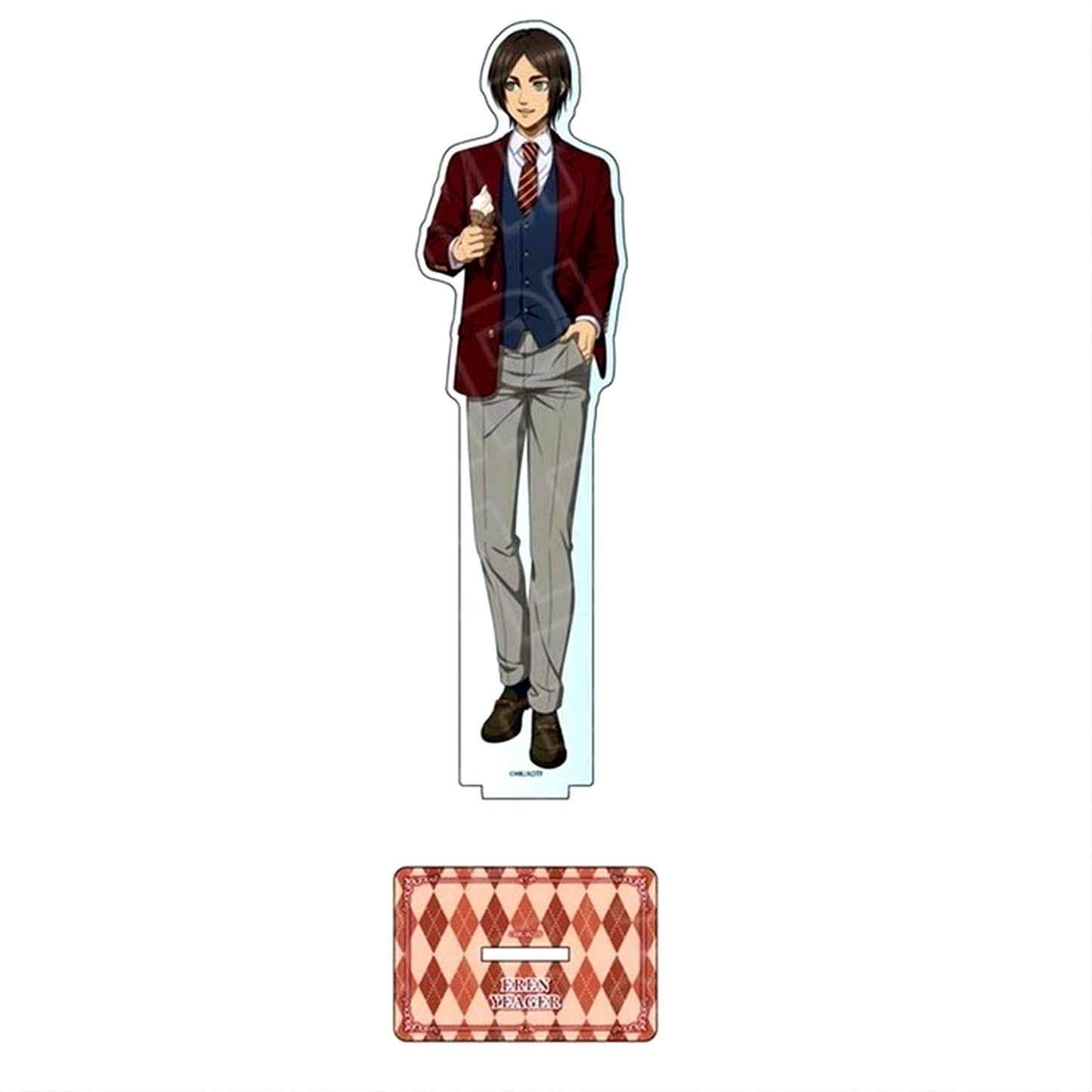 Eren Yeager Attack on Titan The Final Season Huge Acrylic Stand Break Time Ver. [USED]