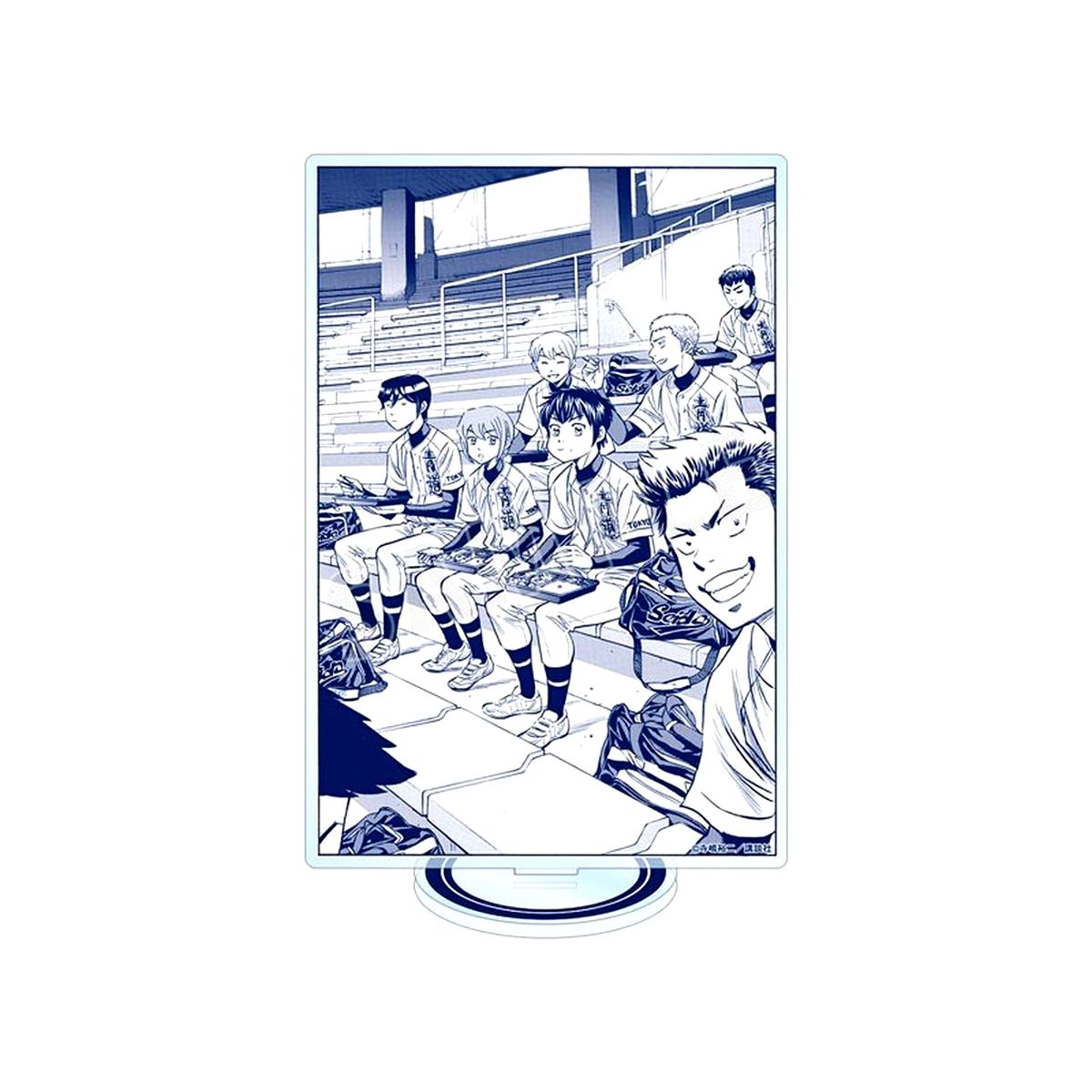 Episode 65 Cover Illustration Big Acrylic Stand Ace of Diamond Act II [USED]