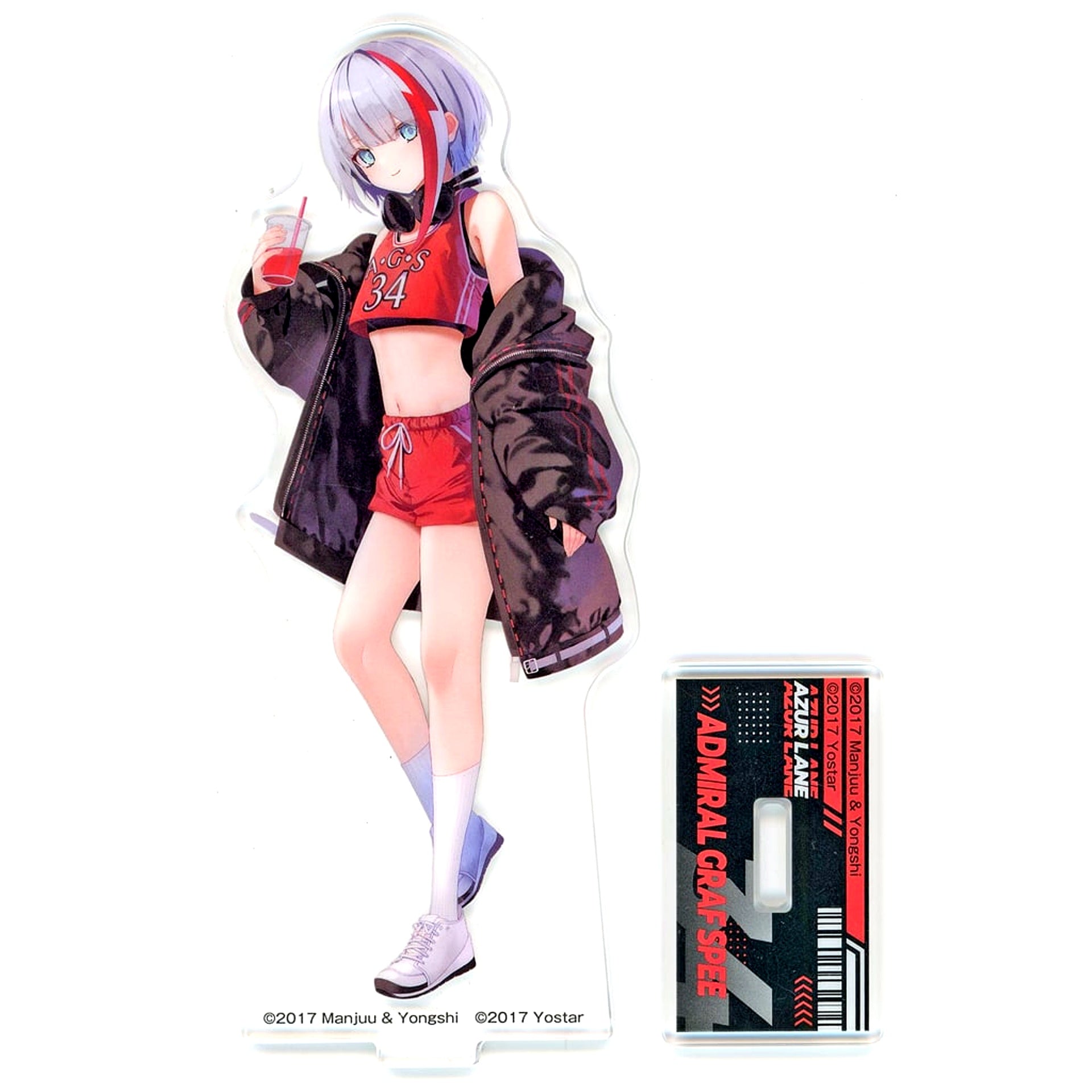 Admiral Graf Spee Acrylic Stand Azur Lane FamilyMart Limited [USED]