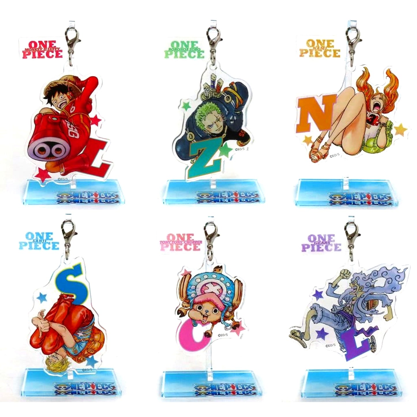 One Piece Yuratto Figure Collection Vol.1 Set of 6 Types [USED]