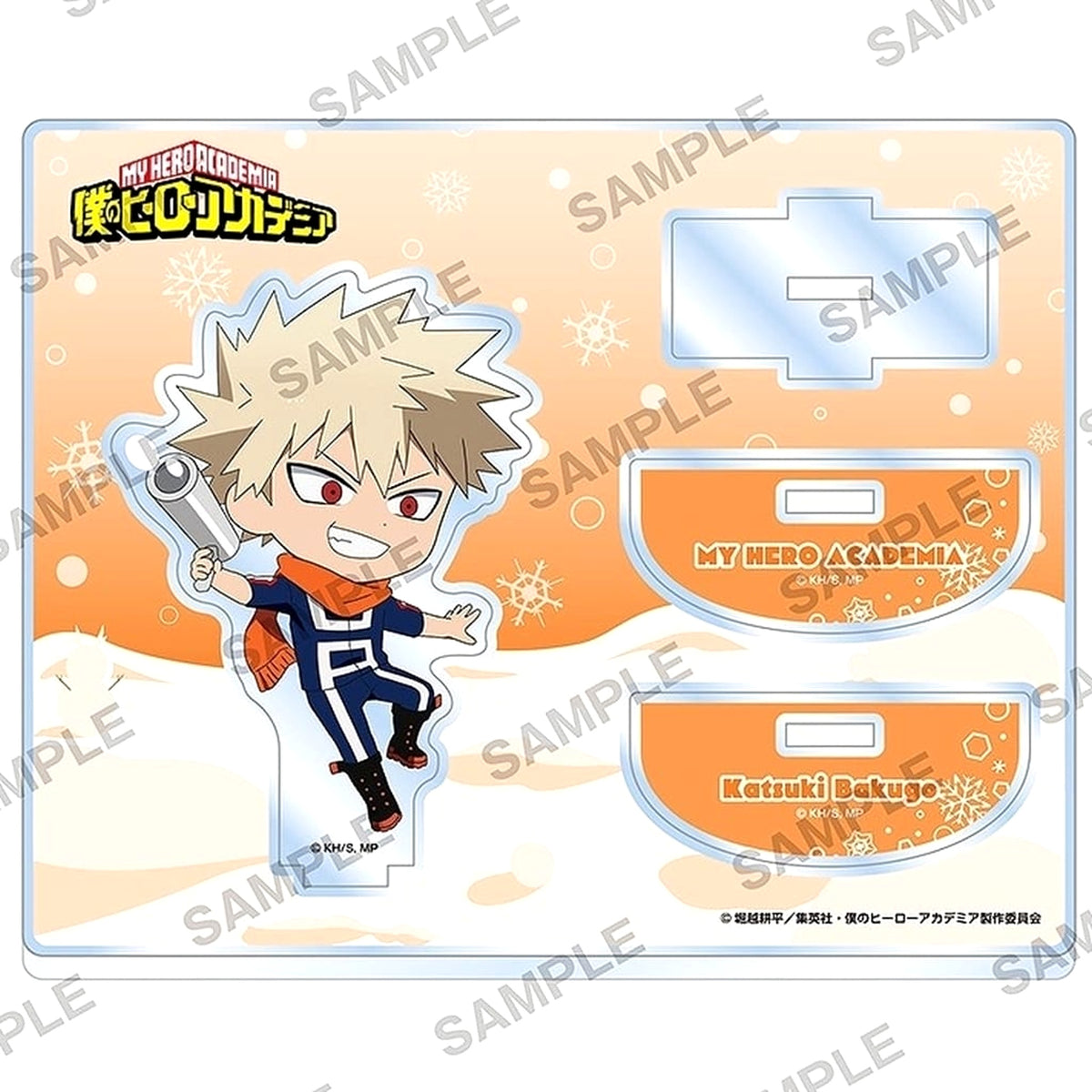 My Hero Academia Katsuki Bakugo Yurayura Acrylic Stand Survival Snowball Fight Ver. Acrylic Stands [USED]