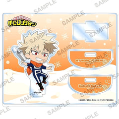 My Hero Academia Katsuki Bakugo Yurayura Acrylic Stand Survival Snowball Fight Ver. Acrylic Stands [USED]