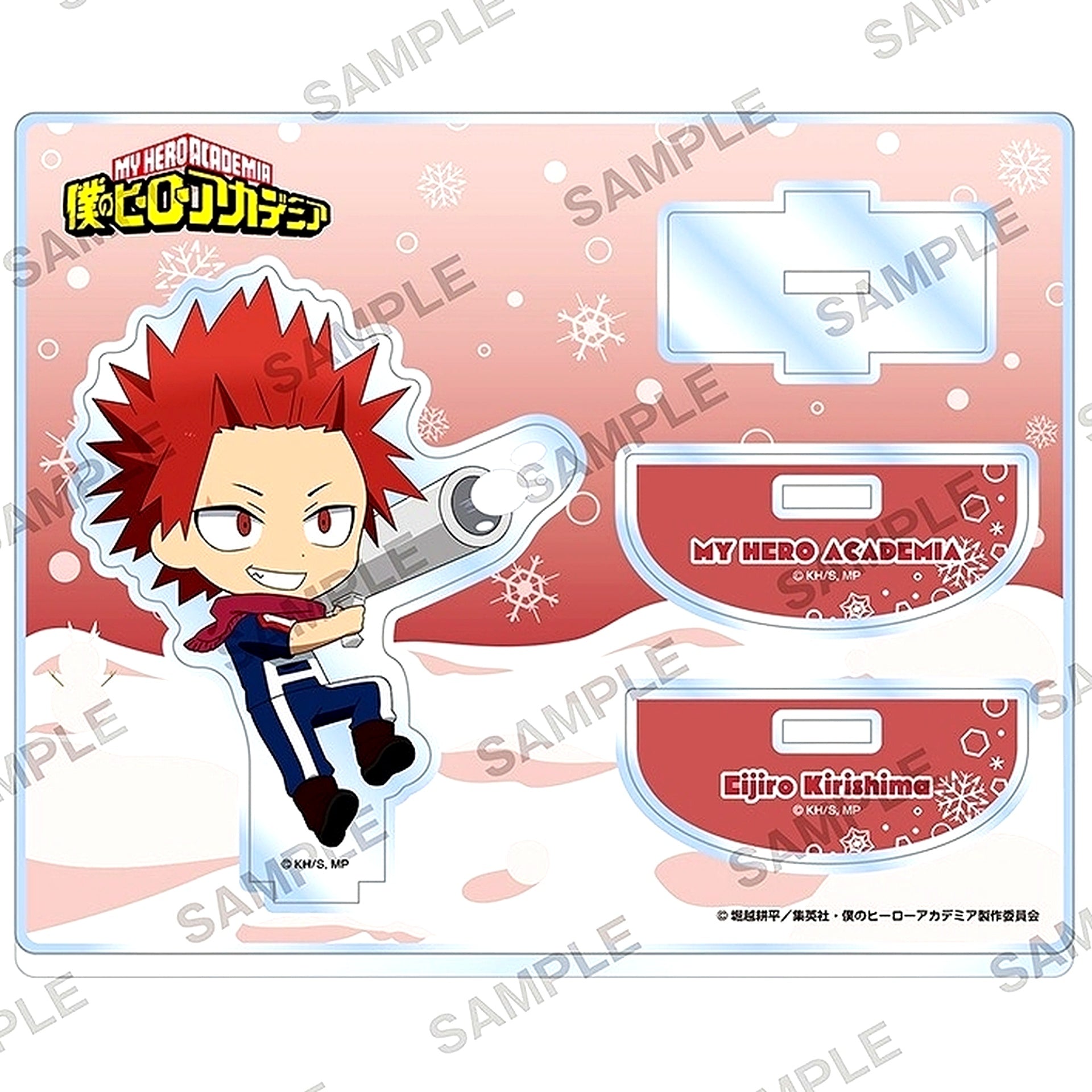 Eijiro Kirishima My Hero Academia Yura Yura Acrylic Stand Survival Snowball Fight Ver. [USED]