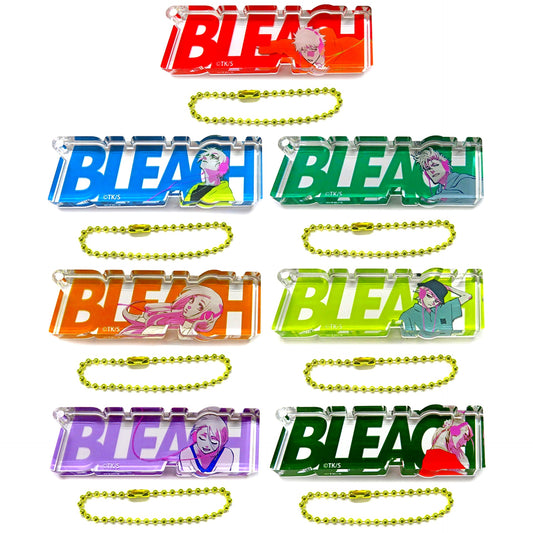 Set of 7 Bleach BLACK HOLE DISCO CLUB Acrylic Keychain [USED]