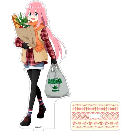 Nadeshiko Kagamihara Yuru Camp SEASON 3 Shopping at Zebra Ver. Acrylic Stand Large [USED]