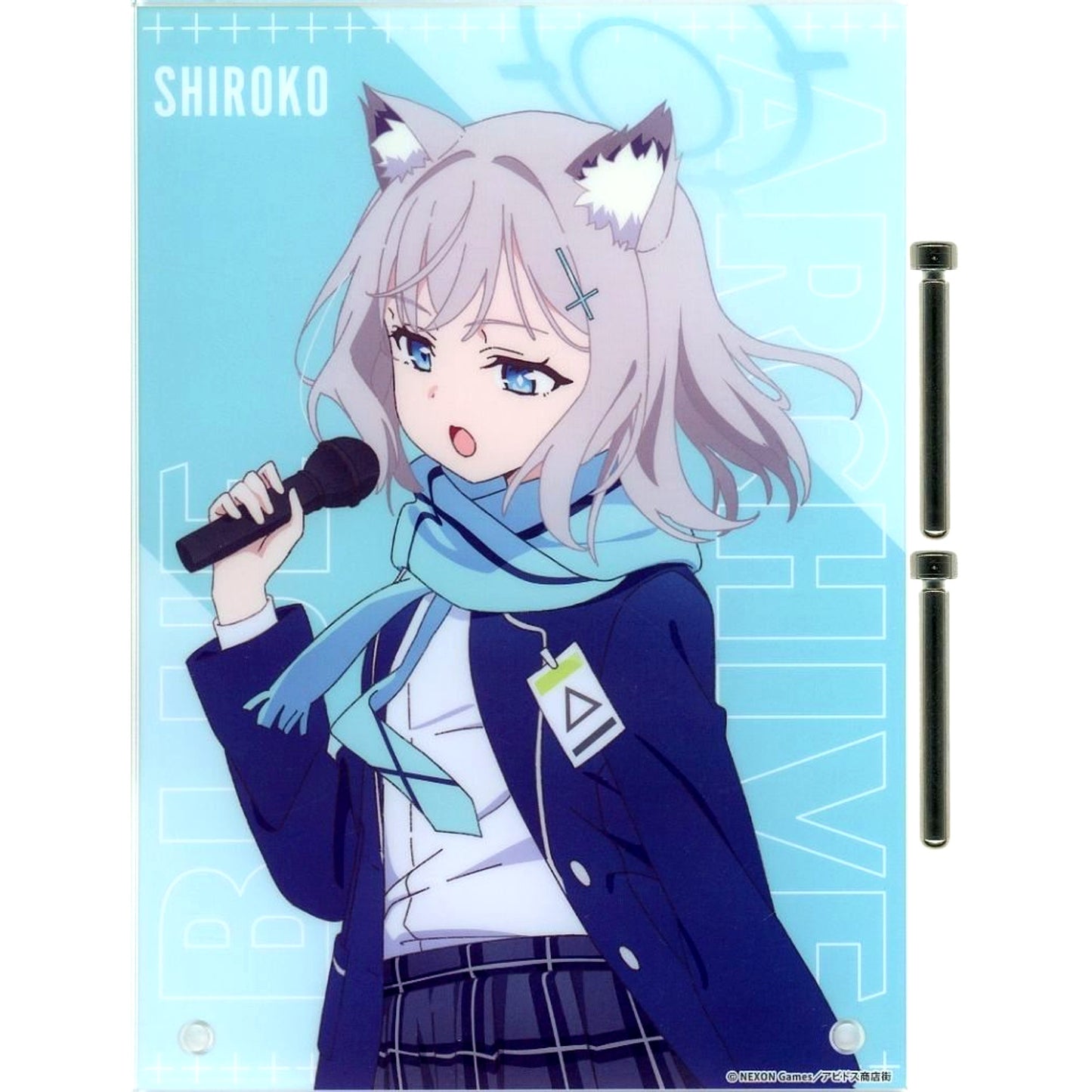 Shiroko Sunaookami Blue Archive The Animation GiGO Limited Illustration Acrylic Board [USED]