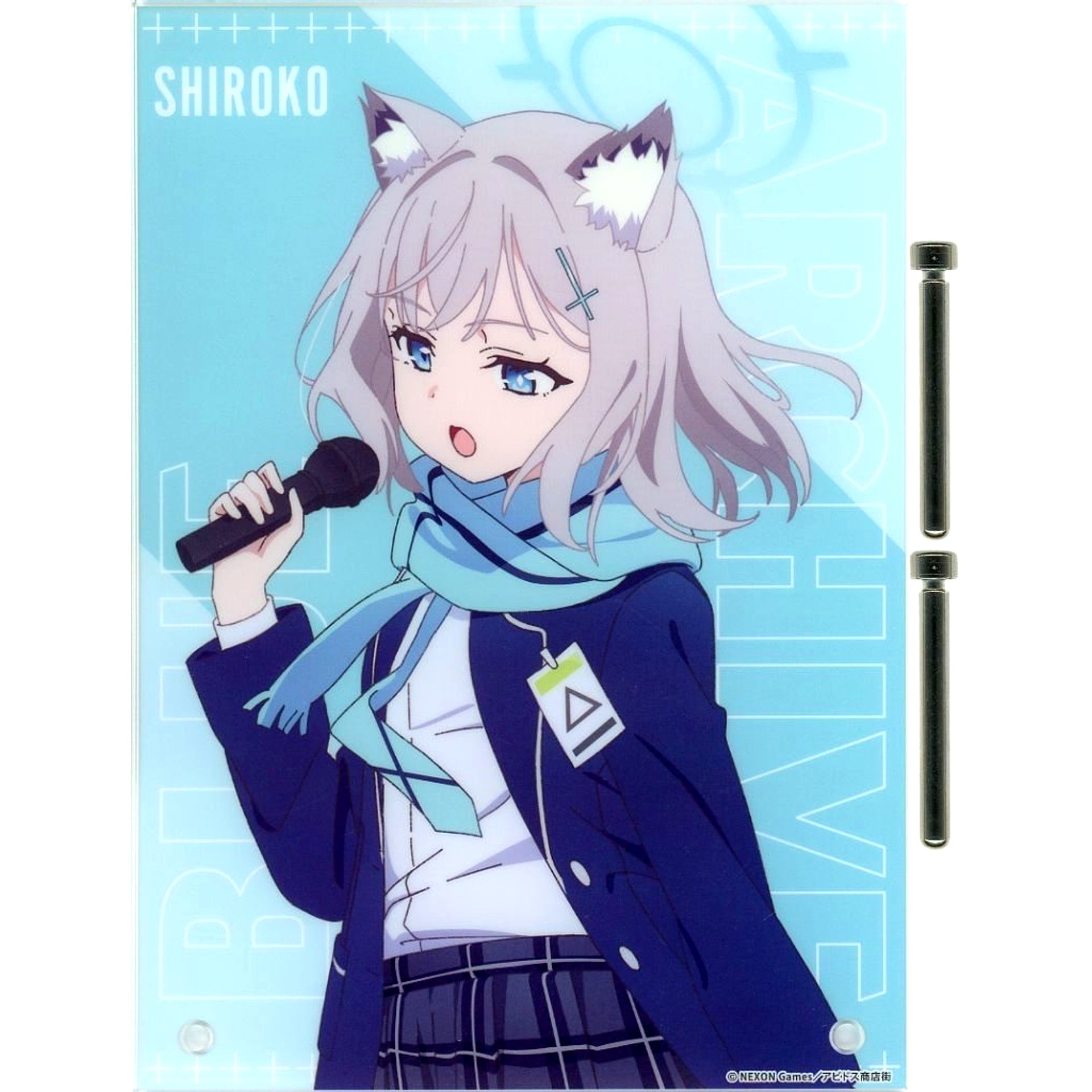 Shiroko Sunaookami Blue Archive The Animation GiGO Limited Illustration Acrylic Board [USED]