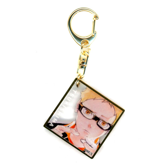 Kei Tsukishima Haikyu!! Shikishi Style Acrylic Keychain Vol 1 [USED]