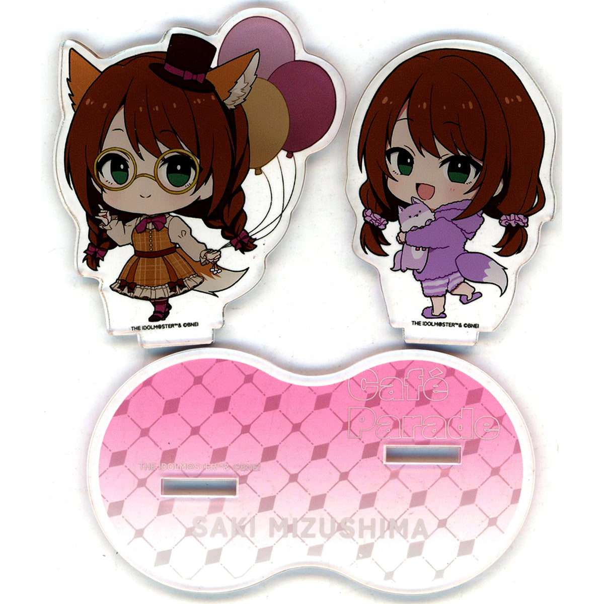 Saki Mizushima THE IDOLM@STER SideM Autumn Foxes Trading Pair Acrylic Stand A [USED]