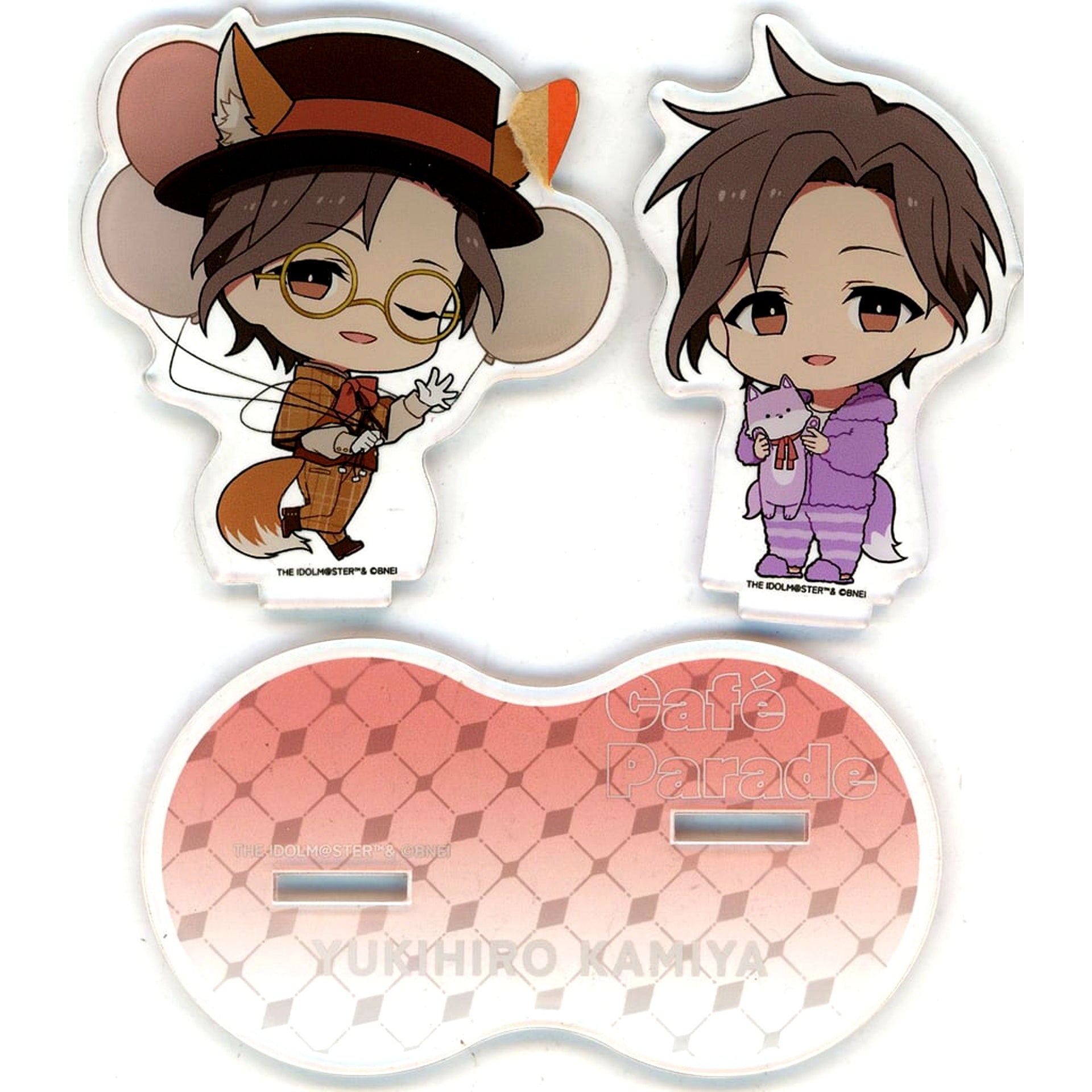 Yukihiro Kamiya The Idolmaster SideM Autumn Foxes Pop-up Store Trading Pair Acrylic Stand A [USED]