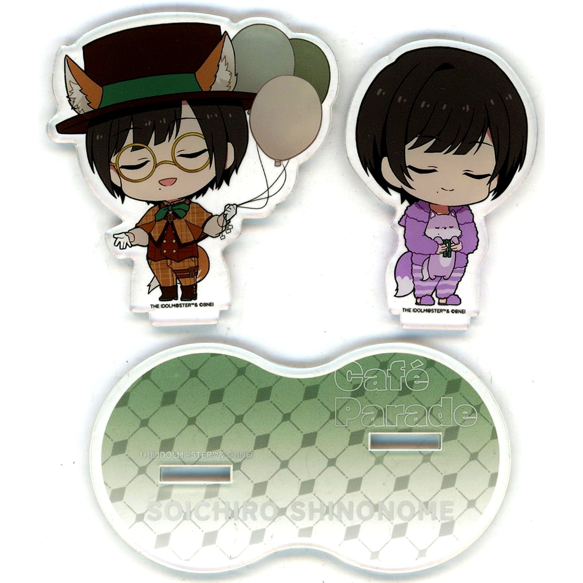Soichiro Shinonome The Idolm@ster SideM Autumn Foxes POP UP STORE Trading Pair Acrylic Stand A [USED]