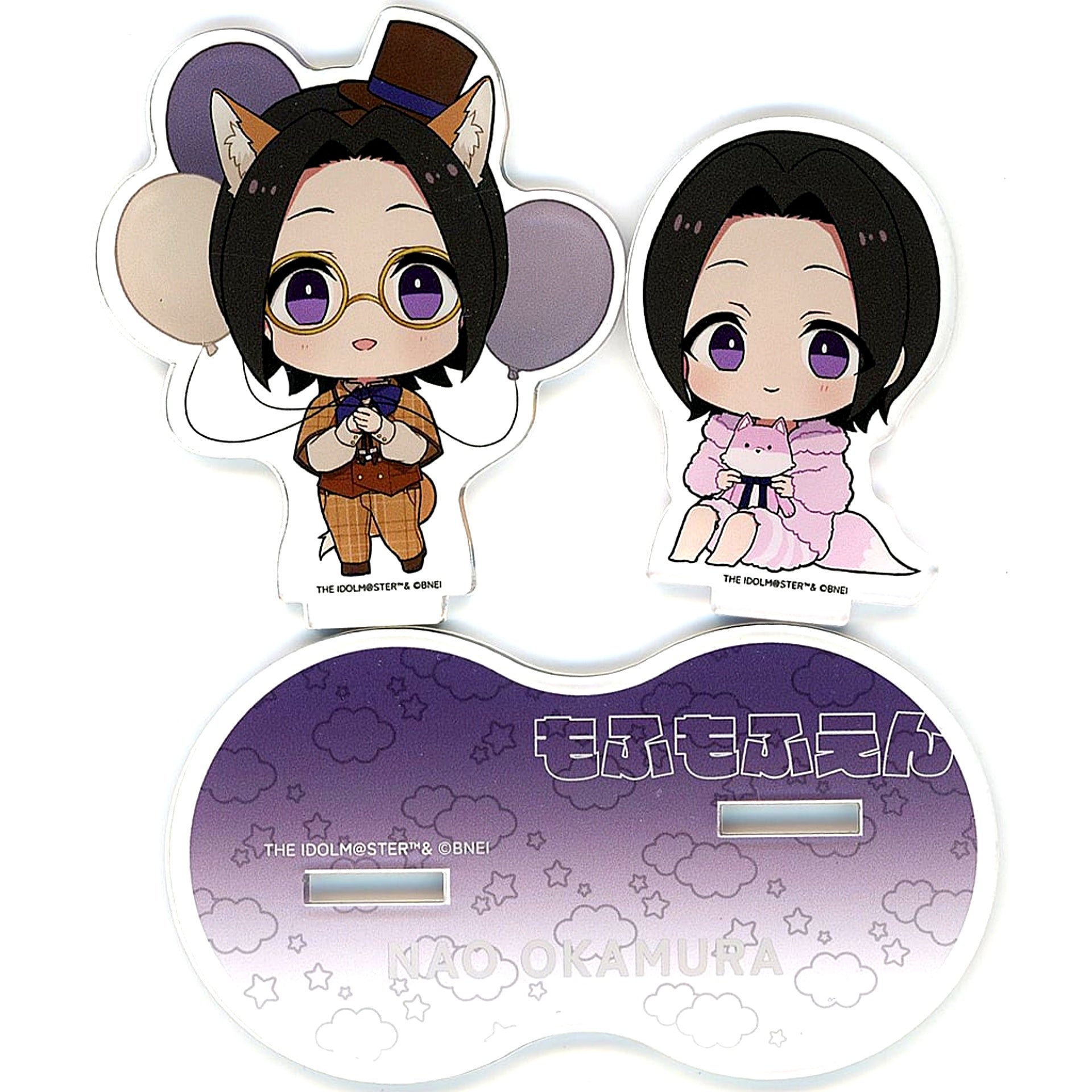 Nao Okamura The Idolmaster SideM Trading Pair Acrylic Stand B Autumn Foxes Pop Up Store [USED]