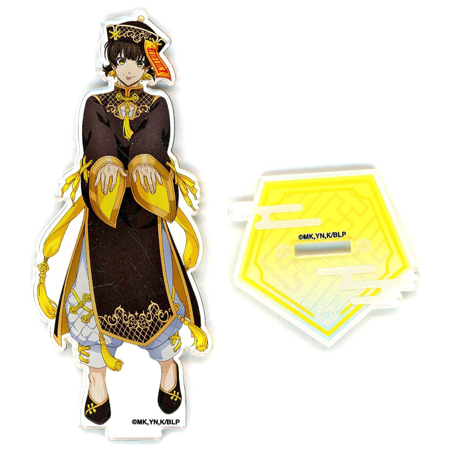 Meguru Bachira Jiangshi Ver. Blue Lock Illustration Acrylic Stand Collabo cafe in SMILE BASE CAFE [USED]