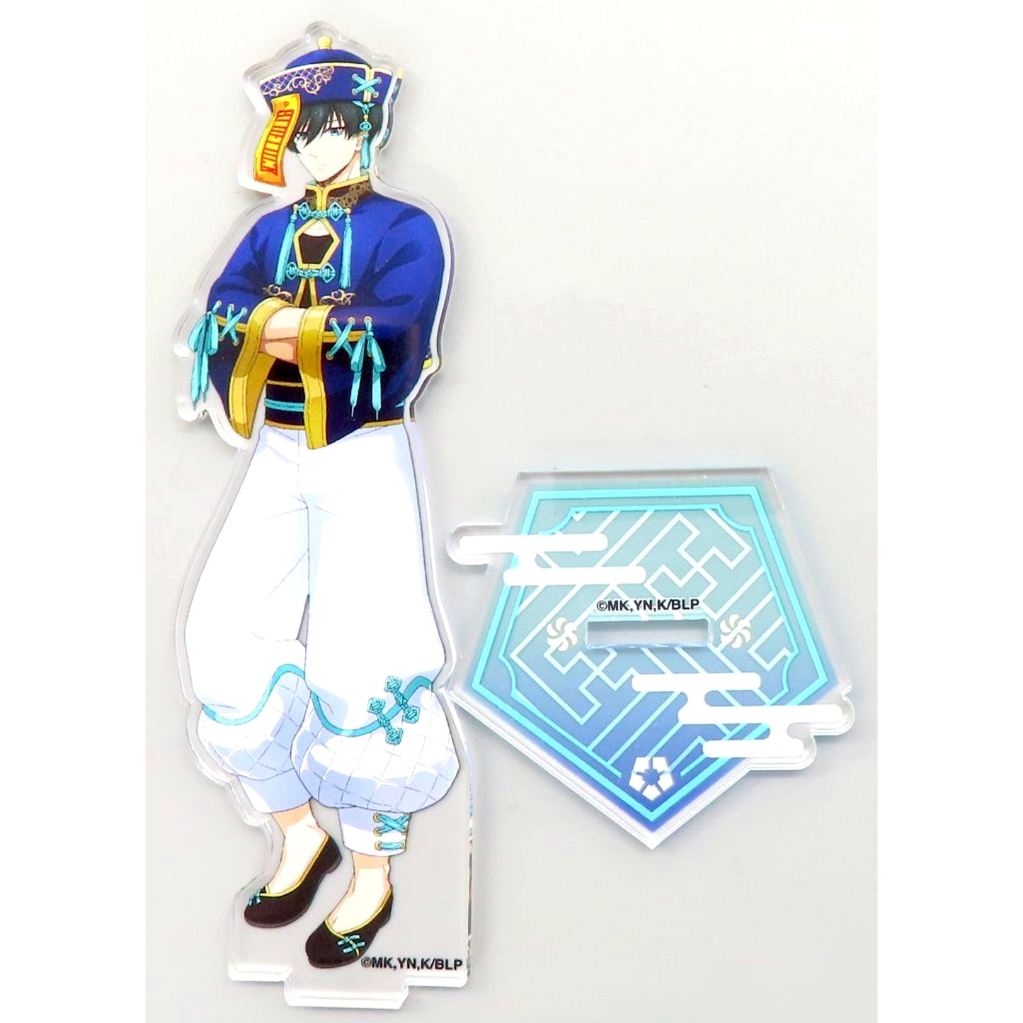 Rin Itoshi Jiangshi Ver. Blue Lock Illustration Acrylic Stand Collabo cafe in SMILE BASE CAFE [USED]
