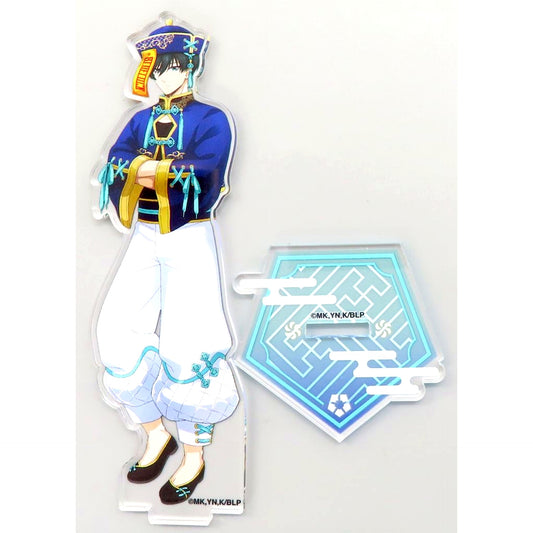 Rin Itoshi Jiangshi Ver. Blue Lock Illustration Acrylic Stand Collabo cafe in SMILE BASE CAFE [USED]