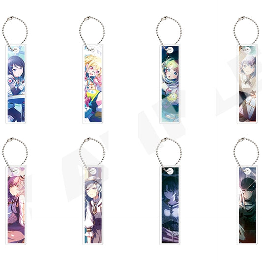 Hatsune Miku: Colorful Stage! Ichika Hoshino & Others All 8 Types Set Acrylic Stick Keychain Collection Vol.6 A Keychains [USED]