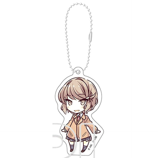 Tomoe Koga Rascal Does Not Dream Series 10th Anniversary Trading Acrylic Keychain Ver. Rascal Does Not Dream of a School Festival Heroine + [USED]