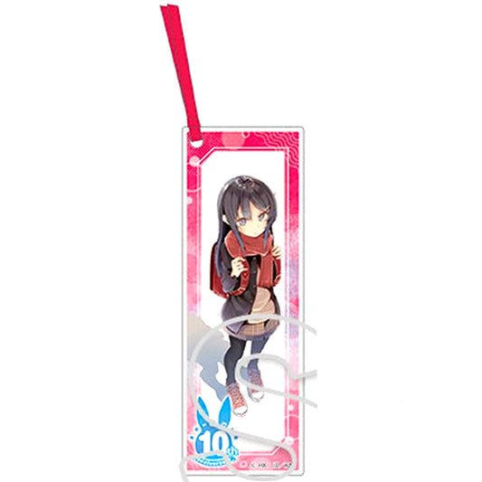 Knapsack Kid Rascal Does Not Dream of a Knapsack Kid Rascal Does Not Dream Series Ver Cover Visual 10th Anniversary Trading Acrylic Bookmark Keychain [USED]