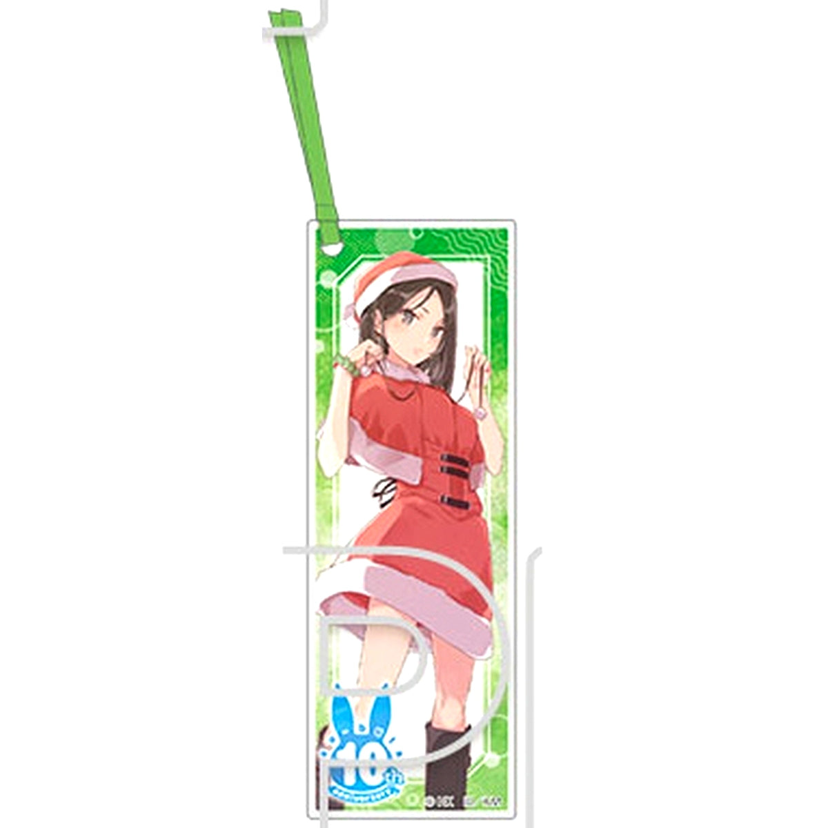 Nene Iwamizawa Rascal Does Not Dream of Santa Claus Rascal Does Not Dream Series Ver Cover Visual 10th Anniversary Trading Acrylic Bookmark Keychain [USED]