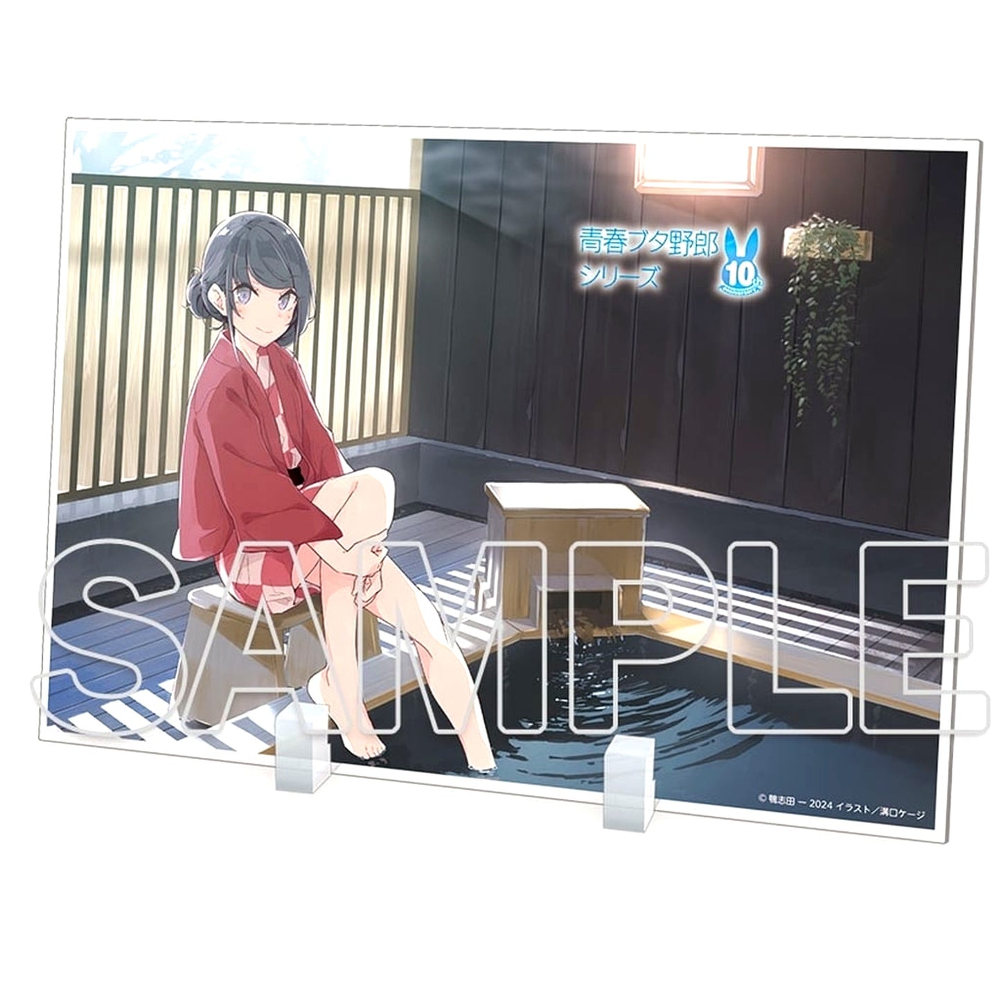 Mai Sakurajima B. 10th Anniversary Big Acrylic Plate Rascal Does Not Dream Series [USED]