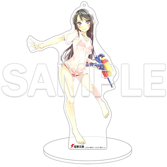 Mai Sakurajima Series 10th Anniversary Reprint Edition Rascal Does Not Dream Series Dengeki Bunko Acrylic Mascot [USED]