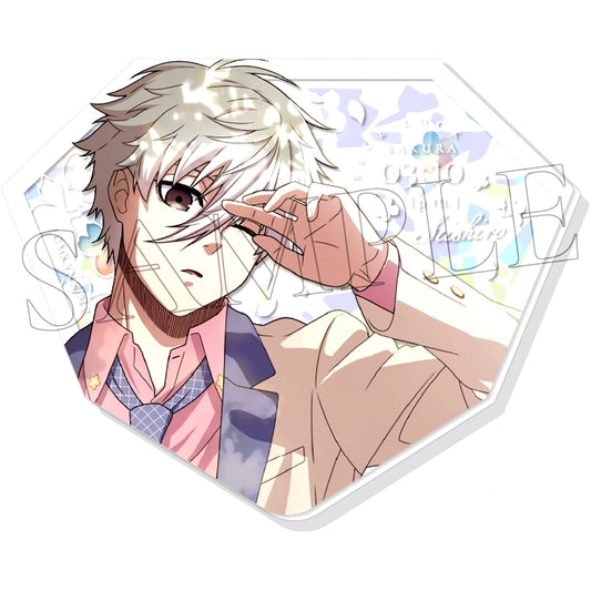 Seishiro Nagi 4. SAKURA Picrea Plate hologram Blue Lock [USED]
