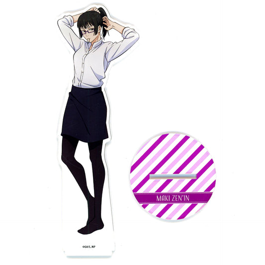 Maki Zenin Jujutsu Kaisen Big Acrylic Stand Morning Ver. Jump Festa 2025 Goods [USED]