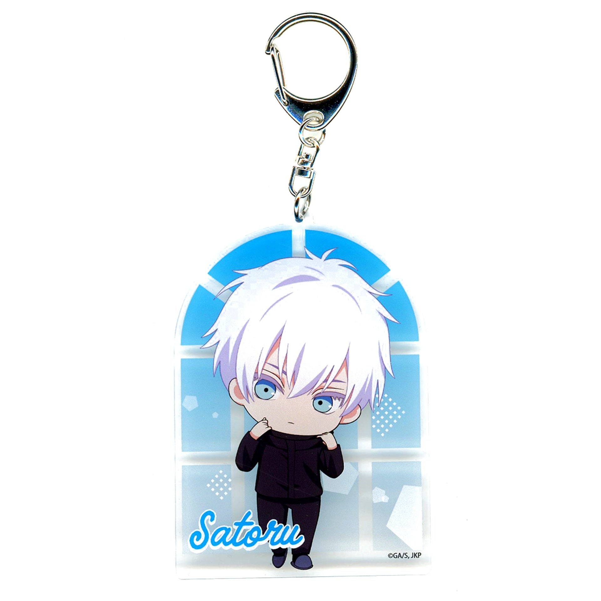 Satoru Gojo Jujutsu Kaisen Deka Keychain Morning Mini Char ver Jump Festa 2025 [USED]