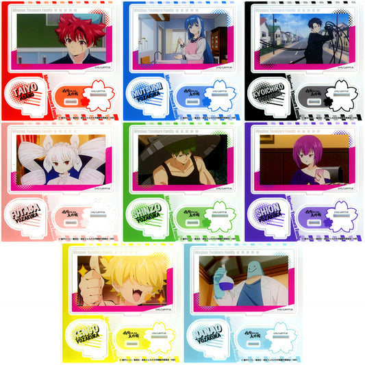 Set of 8 Mission: Yozakura Family Acrylic Stand [USED]