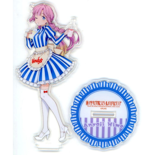 Hime Anyoji Love Live! Hasunosora Girls High School Idol Club Acrylic Stand x Wendys First Kitchen [USED]