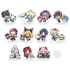 Set of 11 02. Mini Character Illustration Seraph of the End x Sanrio Characters Acrylic Petit Stand [USED]