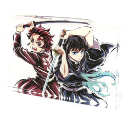 Demon Slayer: Kimetsu no Yaiba Tanjiro Kamado Muichirou Tokitou Illustration by Akira Matsushima Acrylic Block Colored Illustration Version Anime Expo 2024 Limited Acrylic Item [USED]