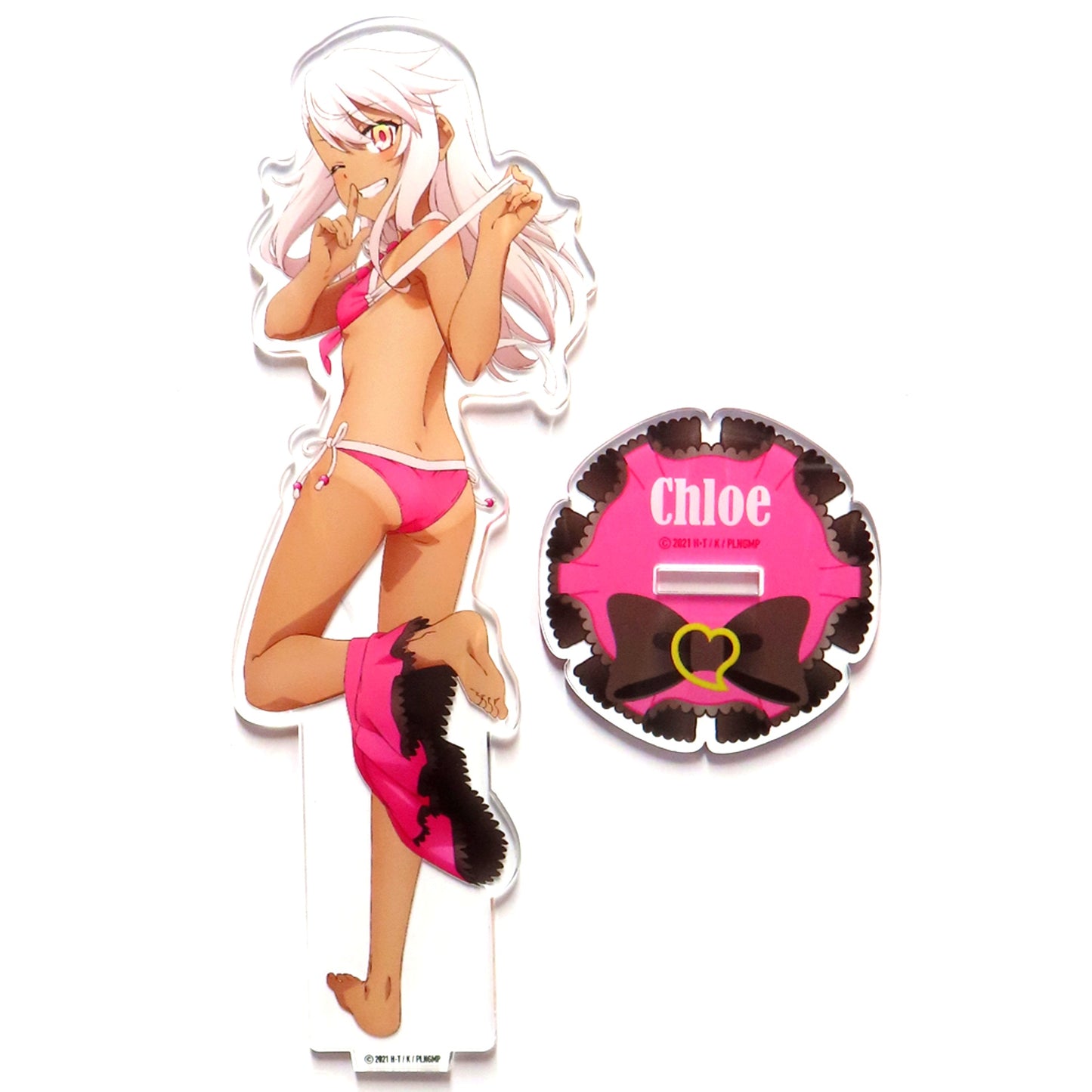 Chloe von Einzbern Tanned Swimsuit Fate/kaleid liner Prisma Illya Licht Nameless Girl Movie BIG Acrylic Stand [USED]