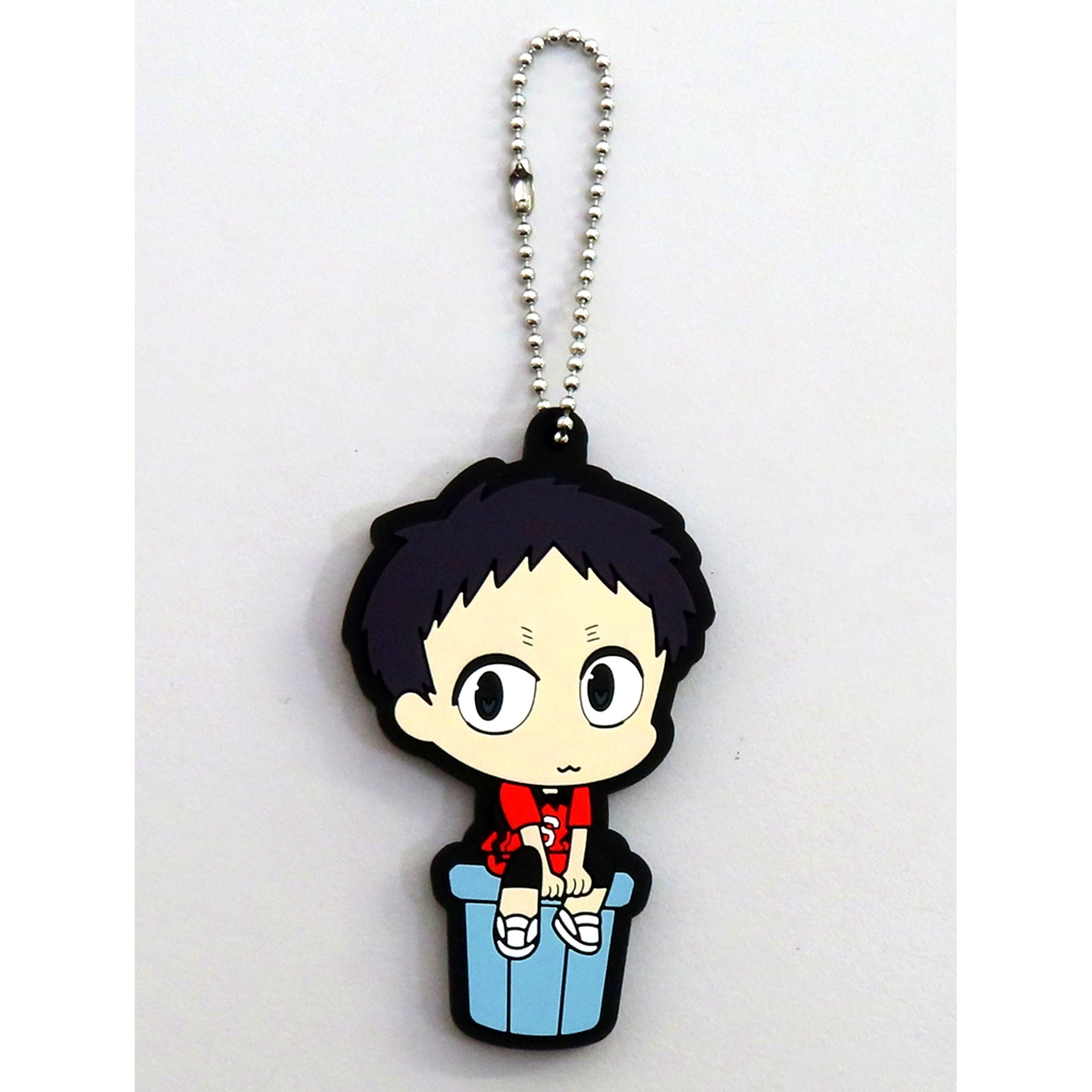 Shohei Fukunaga Haikyu!! The Movie Decisive Battle at the Garbage Dump Exhibition Trading Rubber Keychain [USED]