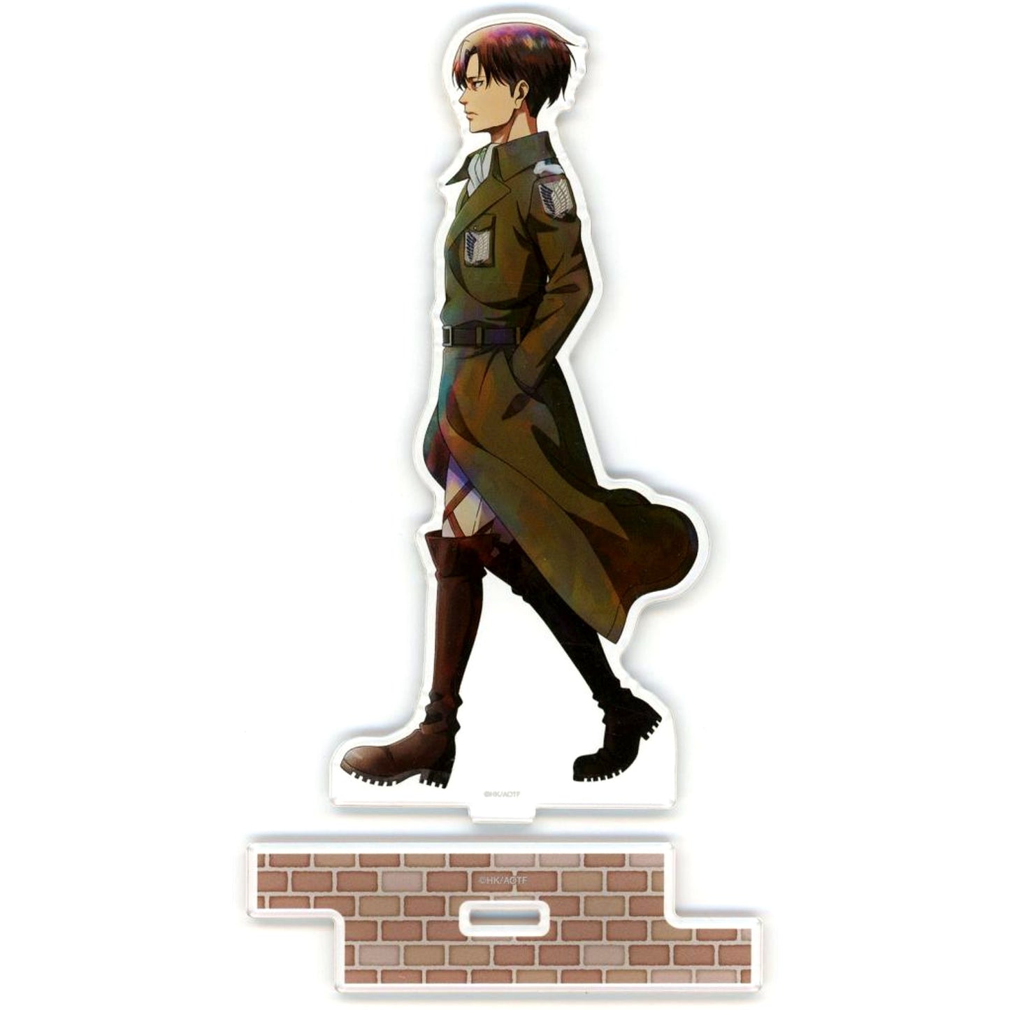 Levi Ackerman Attack on Titan Illustration Winter Steps Colored Ver. BIG Acrylic Stand POP UP STORE in Loft [USED]