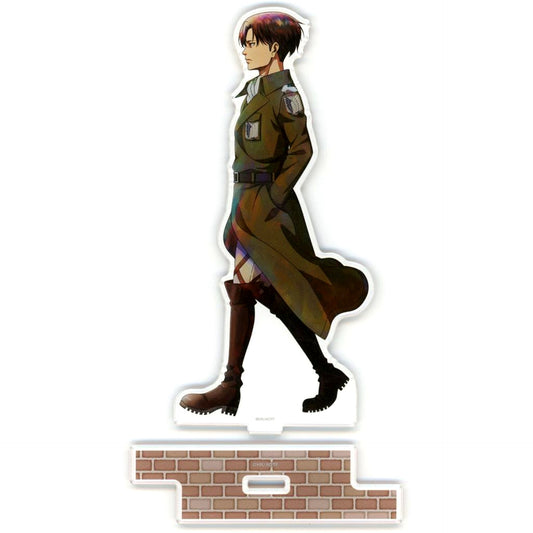 Levi Ackerman Attack on Titan Illustration Winter Steps Colored Ver. BIG Acrylic Stand POP UP STORE in Loft [USED]