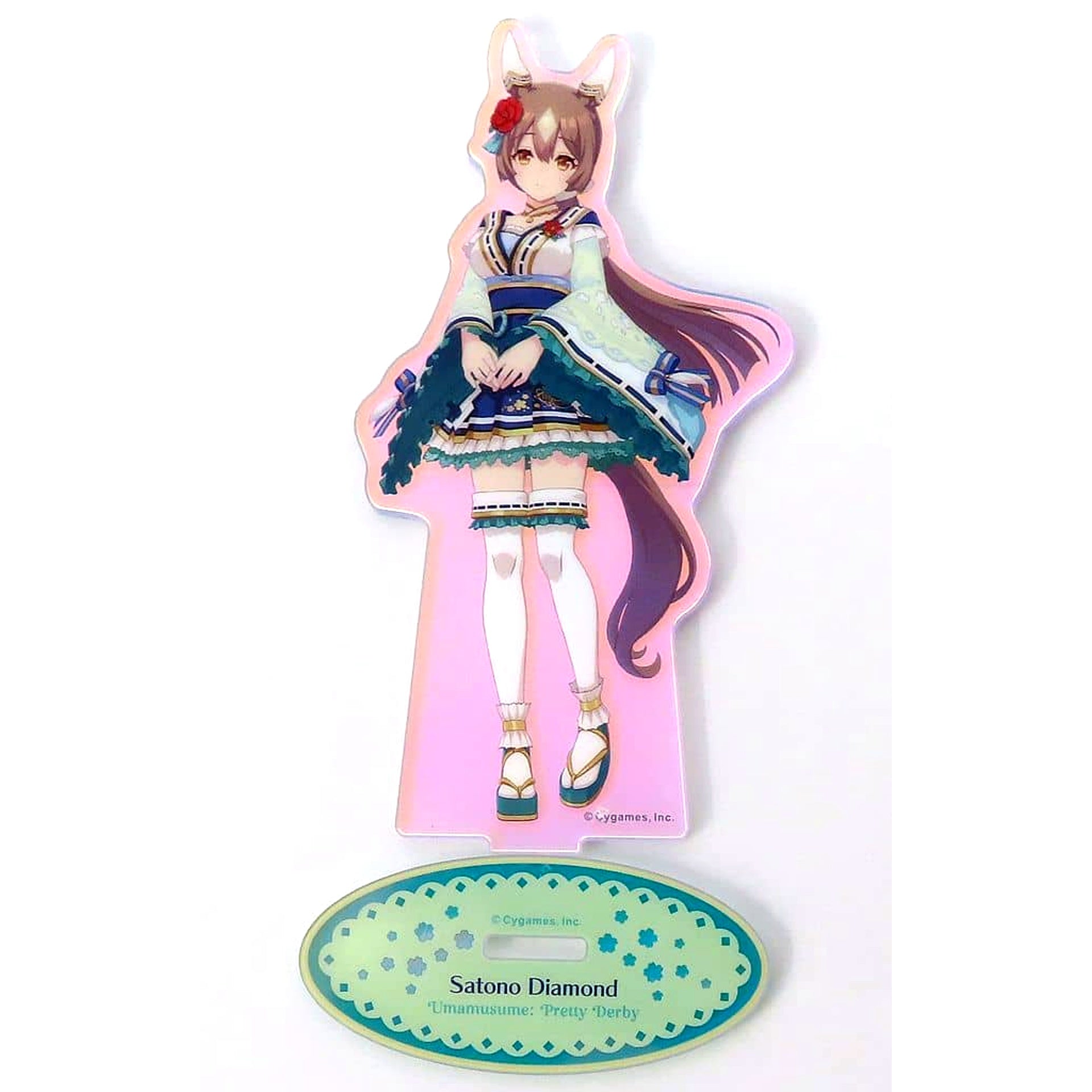 Satono Diamond Umamusume: Pretty Derby Aurora Acrylic Stand Vol.6 Hanagata Yasaka no Midori [USED]