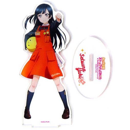 Setsuna Yuki ODAIBA Gamers 5th Anniv Ver. Huge Acrylic Stand Love Live! Nijigasaki High School Idol Club Gamers Ltd [USED]