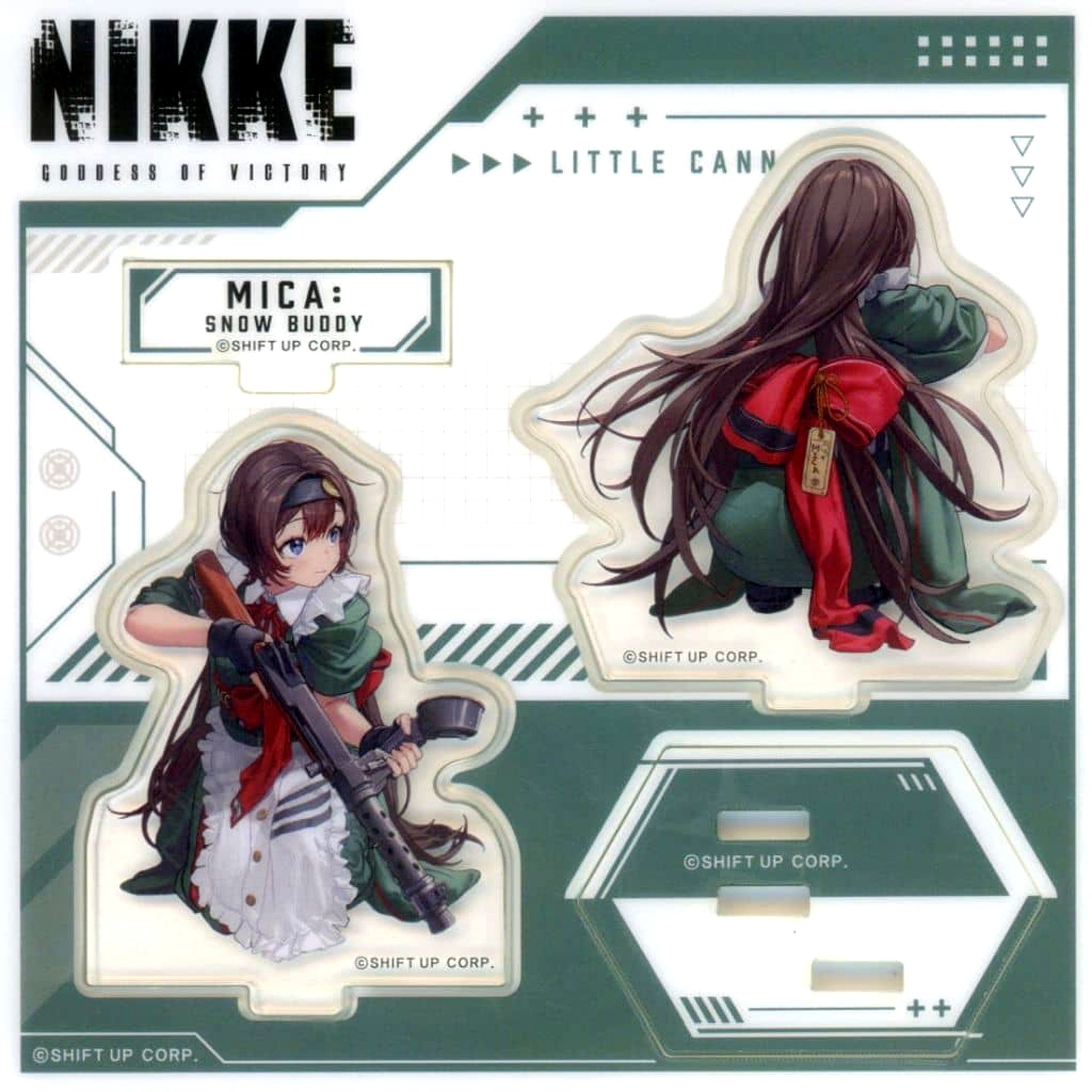 Mica: Snow Buddy Goddess of Victory: NIKKE Back View Acrylic Stand [USED]