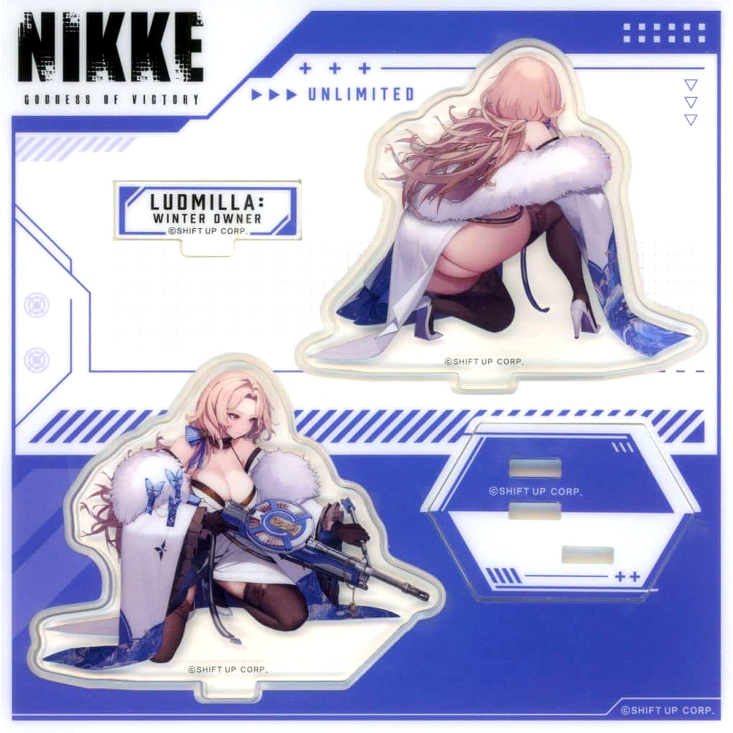 Ludmilla: Winter Owner Goddess of Victory: NIKKE Back View Acrylic Stand [USED]