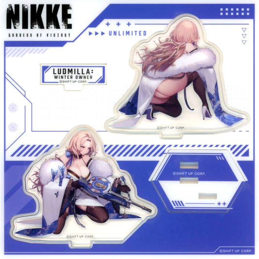 Ludmilla: Winter Owner Goddess of Victory: NIKKE Back View Acrylic Stand [USED]