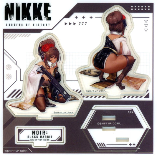Noir: Black Rabbit Goddess of Victory: NIKKE Charming Back Acrylic Stand [USED]
