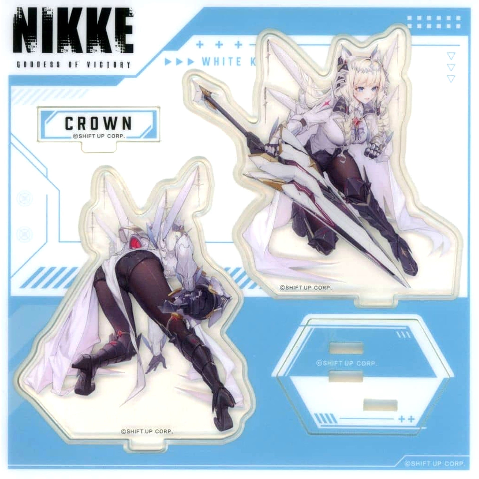 Crown Goddess of Victory: NIKKE Back View Acrylic Stand [USED]