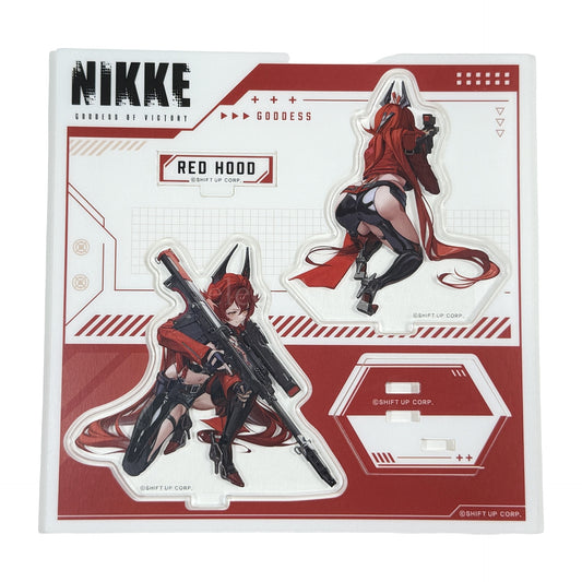 Red Hood Goddess of Victory: Nikke Showing Back Acrylic Stand [USED]