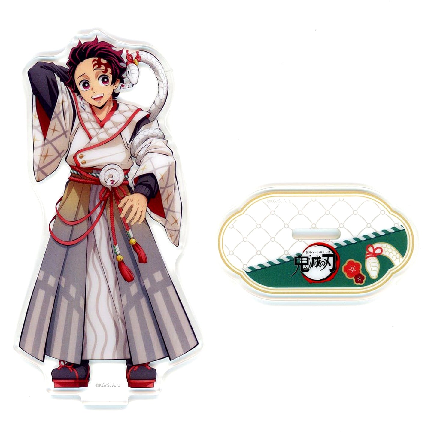 Tanjiro Kamado Demon Slayer: Kimetsu no Yaiba Zodiac Year of the Snake Event 2025 in ufotable Cafe/Machi Asobi Cafe/ufotable DINING Random Acrylic Stand [USED]