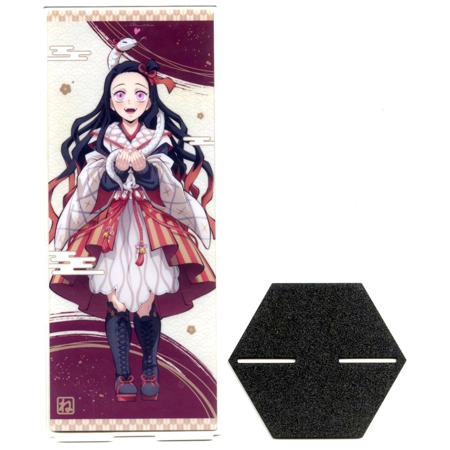 Nezuko Kamado Folding Screen Acrylic Panel Demon Slayer Zodiac Year of the Snake Event 2025 in ufotable Cafe x Machi Asobi Cafe x ufotable Dining [USED]